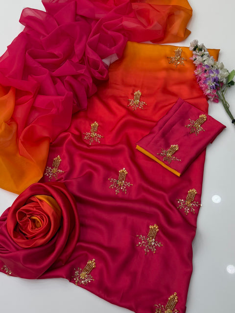 💕 #MOST #VIRAL HANDWORK SHAMOOZ 3 PC Dress 👗