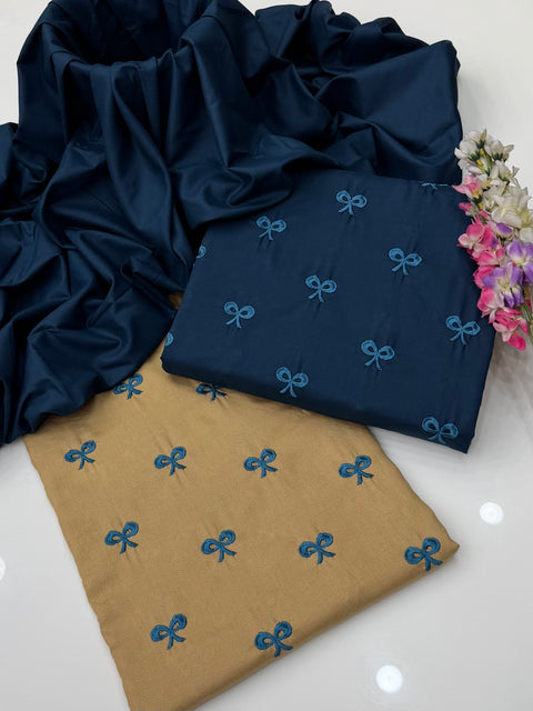 💕 #WINTER’s #VIRAL Ribbon 🎀 Embroidery 3PC 💕