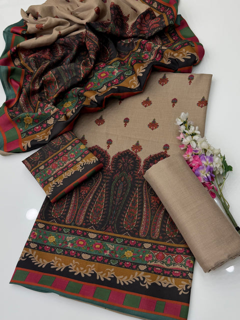 🔥 #WINTER,s #KALAMKARI #PASHMINA 3PC🔥