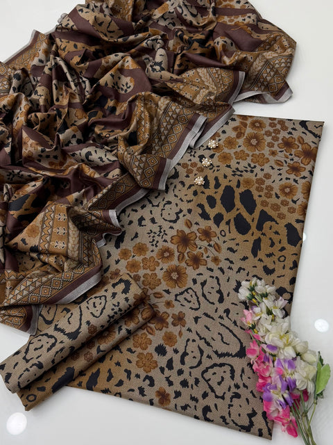💕 ONLY 2650/-PKR #WINTER’s Premium Dhanak Printed 3PC 💕