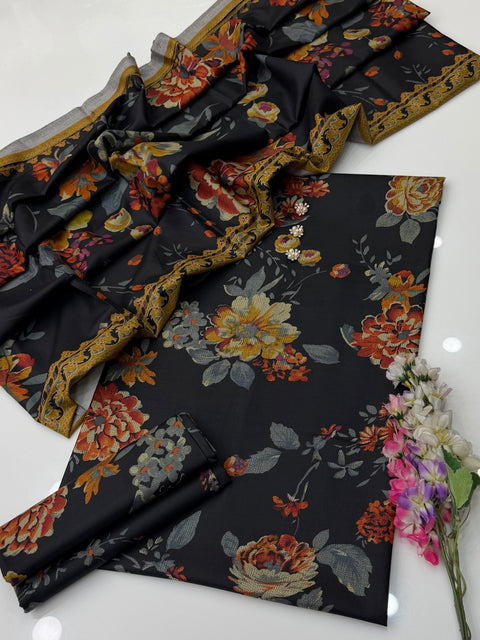 💕 ONLY 2650/-PKR #WINTER’s Premium Dhanak Printed 3PC 💕